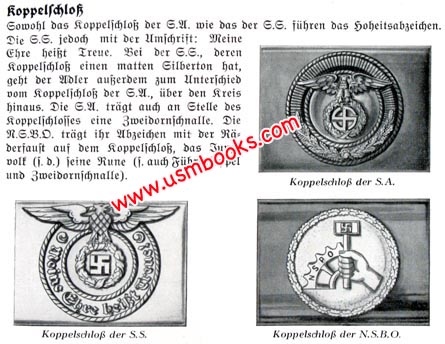 nazi belt buckles