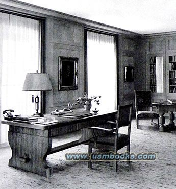 Adolf Hitler's office in the Berghof, Obersalzberg