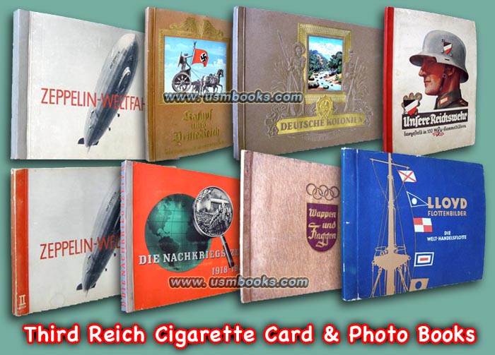 THIRD REICH CIGARETTE CARD ALBUMS