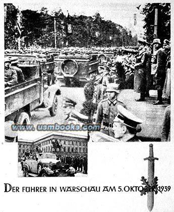 Nazi victory parade Warsaw October 1939