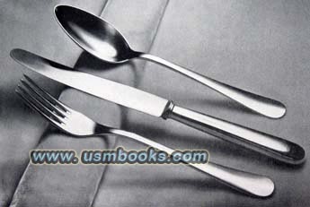 Nazi silverware design