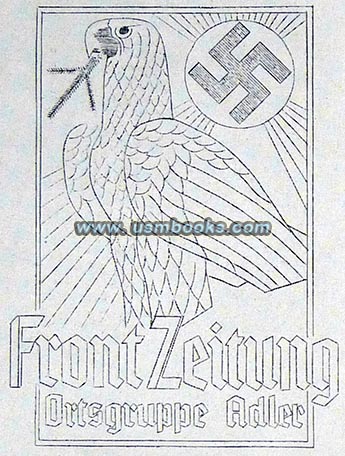 Nazi eagle and swastika art