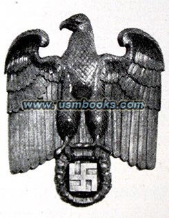 Nazi eagle and swastika