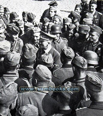 Hitler visits his soldiers