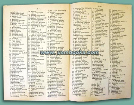 Nazi postal code directory