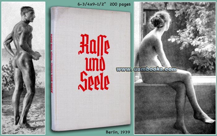 Rasse und Seele, Eine Einfuehrung in den Sinn der leiblichen Gestalt mit 1939 Schutzumschlag