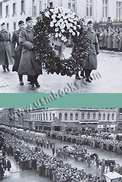 memorial to Fritz Todt and his 1942 funeral in the New Reichschancellery in Berlin