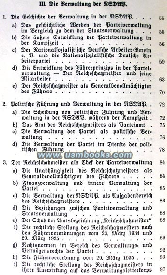 Die Verwaltung der NSDAP