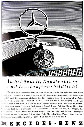 Mercedes-Benz 1937 advertising 