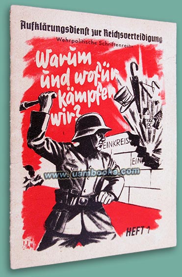 Nazi political propaganda booklet 1939