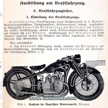 1935 Nazi Reibert Manual for Motorized Vehicle Operators